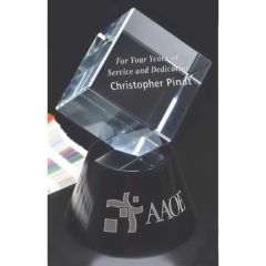 Tilting Cube On Base Award