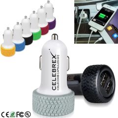 Tire Dual USB Car Charger