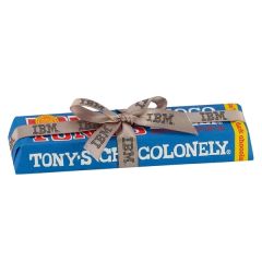 Tony's Chocolonely Small Chocolate Bar With Custom Ribbon