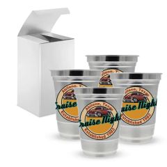 Top Cup By Ball 16 Oz Recycled Aluminum Cup - Set Of 4,