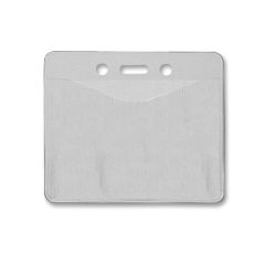 Top Load Badge Holder W/Slot/Chain Holes