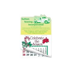 Tow Truck Shape Calendar Pad Magnets With Tear Away Calendar