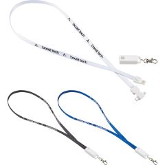 Trace 3-In-1 Charging Cable With Lanyard