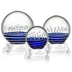 Tranquility Award On Sheffield Base - Clear