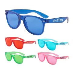 Translucent Sunglasses With Matching Lens
