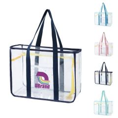 Transparent PVC Beach Tote Bag