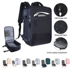 Travel Backpack For Men Women With USB Charging Port