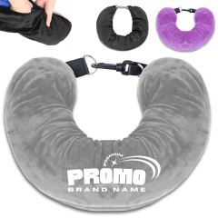 Travel Pillow With Storage Fillable Packing Neck