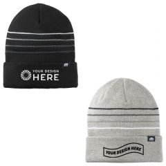 Travismathew Striped Cuffed Beanie