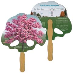 Tree Hand Fan Full Color 2 Sides