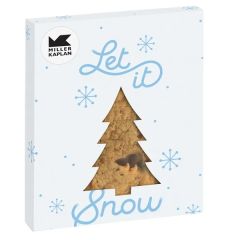 Tree Holiday Window Box With Gourmet Cookie- Chocolate Chip