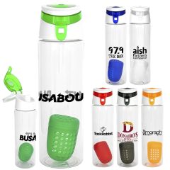 Trendy 24 Oz Recycled Bottle With Floating Infuser