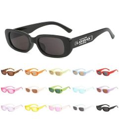 Trendy Rectangle Clear Luxury Sunglasses For Women Men