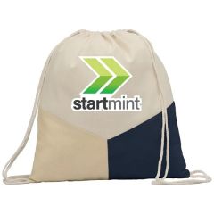 Triad - Multicolor Cotton Drawstring Bag - Heat Transfer