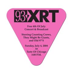 Triangle Paper Window Sign Approximately 8 Inch X 8 Inch