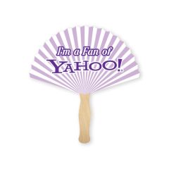 Triangle Shape Hand Fan Sandwich Style