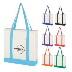 Trim-Colored Water-Resistant Tote