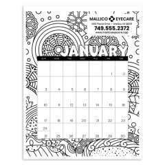 Triumph Calendars Small Monthly Desk Pad Calendar - Colo