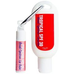 Tropical Sunscreen Tottle With Lip Balm Combo