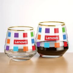Tucson Gold Rim Stemless Wine - Vividprint