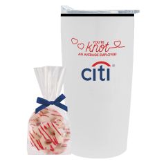 Tumbler Valentine's Day Yogurt Pretzels