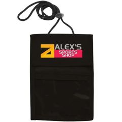 Two Pocket Flap Neck Wallet