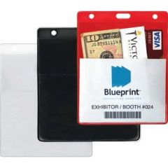 Two Pouch Vinyl Card Holder