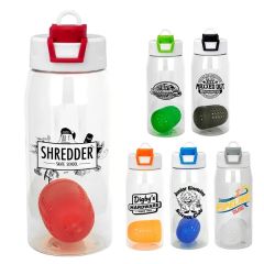 Two Tone Pop Up 25 Oz Recycled Bottle With Floating Infuser