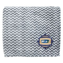 Two-Tone Wave Flannel Blanket