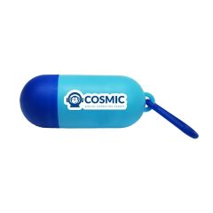 Two-Toned Capsule Shaped Pet Bag Dispenser