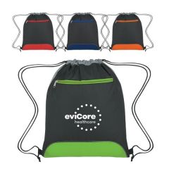 Two-Toned Classic Drawstring Pack