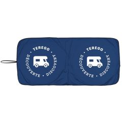 Tx Econo-Line Single Fabric Dual Panel Sunshade Design