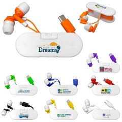 Type C Ear Bud Wrap Phone Stand