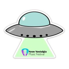 Ufo Shaped Notekeeper Magnet 20 MIL