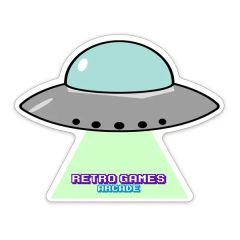 Ufo Shaped Notekeeper Magnet 35 MIL