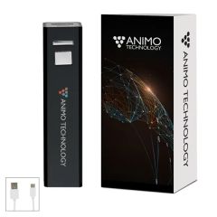 UL Listed 2200 mAh On-The-Go Power Bank 2.0 With Custom Box