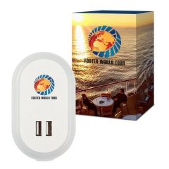 Ul Listed Nightlight A/C Adapter With Custom Box