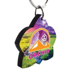 Ultra Vivid Recycled Wood Keychains