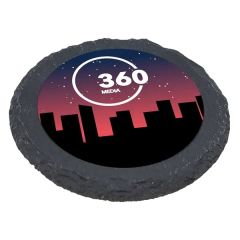 Ultra Vivid Slate Coasters Set Of 2