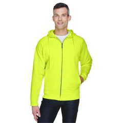 Ultraclub Adult Rugged Wear Thermal-Lined Full-Zip Fleece...