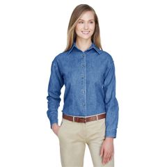 Ultraclub Ladies' Cypress Denim