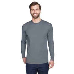 Ultraclub Men's Cool & Dry Sport Long Sleeve Performance