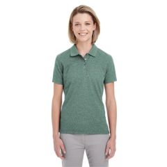 Ultraclub Women's Heathered Pique Polo