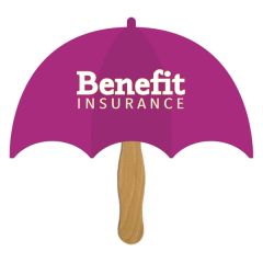 Umbrella Hand Fan Full Color 1 Side