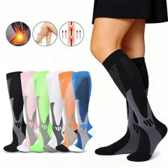Unisex Compression Socks Knee High Plus Size