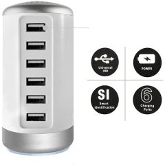 Universal USB Charger Station 6-Port