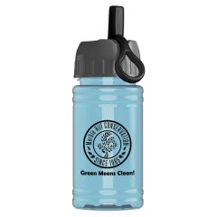 Upcycle - Mini 16 Oz RPET Sports Bottle With Ring Straw Lid