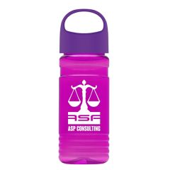 Upcycle Mini - 20 Oz RPET Bottle With Oval Crest Lid