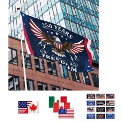 US 250th Anniversary Flags