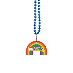 USA Made 1/8 Inch Rainbow Vinyl Medallion Beads
